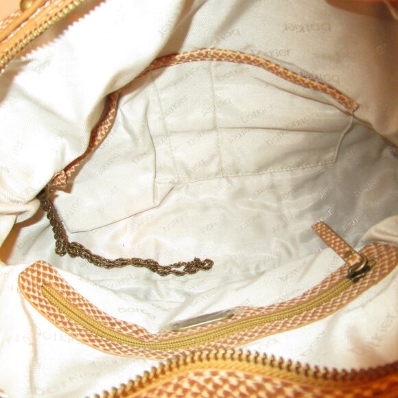 Botkier Logan Golden Snake-embossed Satchel - Picture 10 of 10